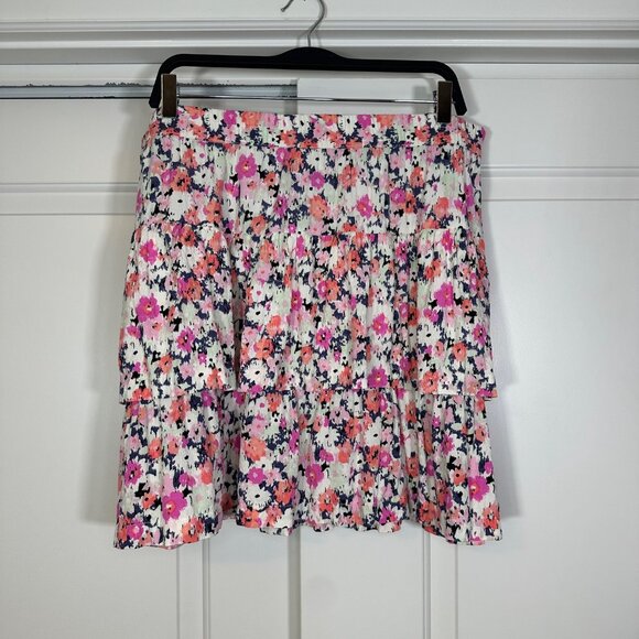 Universal Thread Floral Tiered Mini Skirt XXL - Picture 11 of 11
